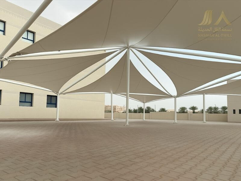 مظلات ساحات مدارس