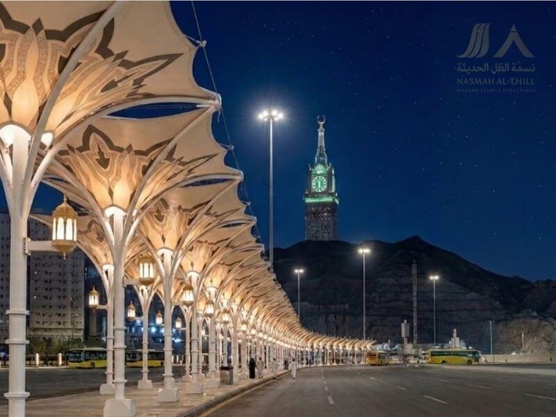 مظلات مواقف كدى مكة